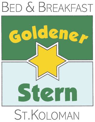 bed breakfast goldener stern sankt koloman logo